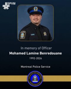 RIP POLICE OFFICER 34-year-old Mohamed Lamine Benredouane. 